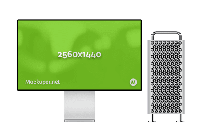 desktop, apple, transparent, display mockup